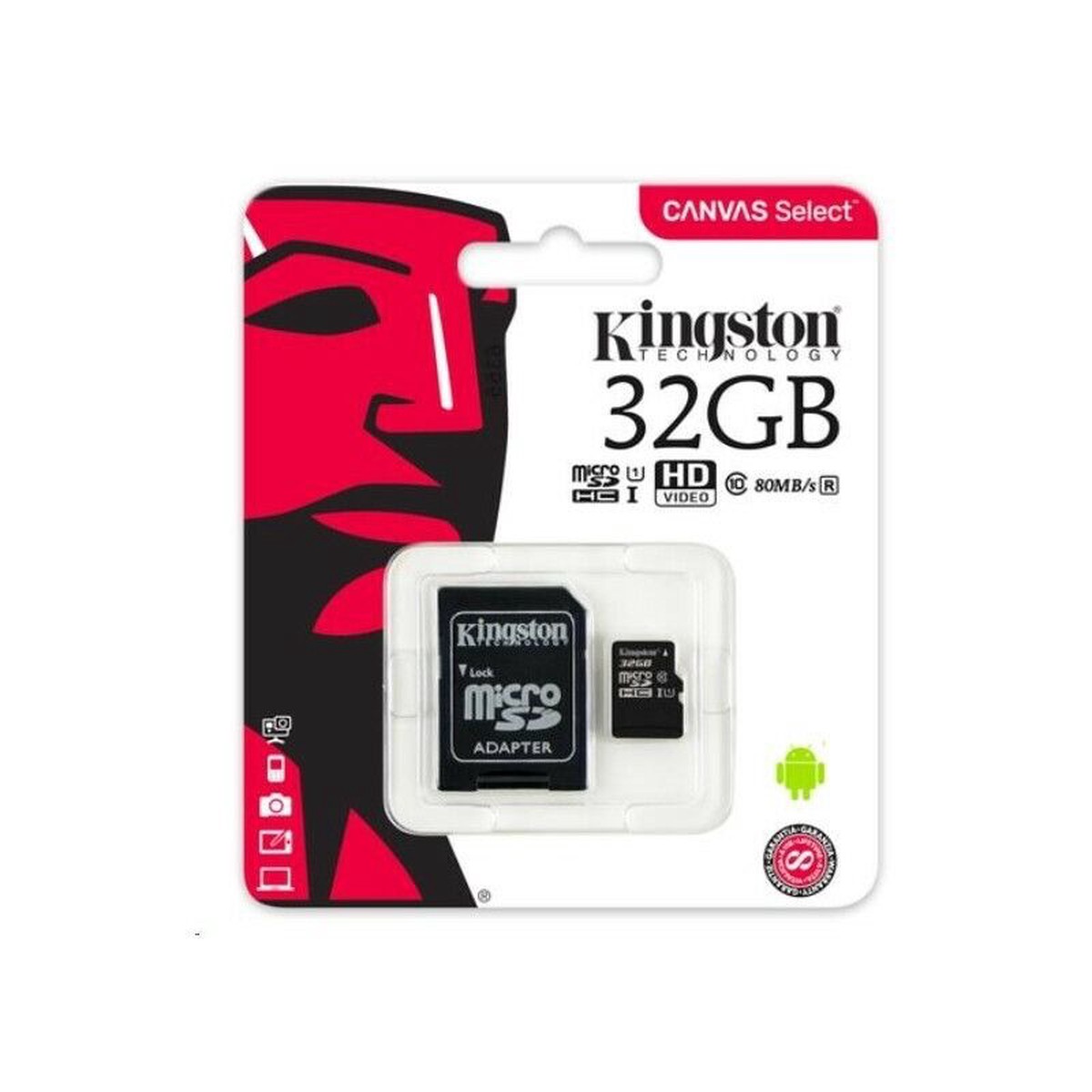 Kingston SDCS/32GB Micro SDHC1 Class 10