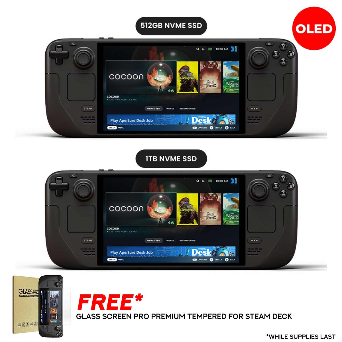 Steam Deck OLED (512GB, 1TB)