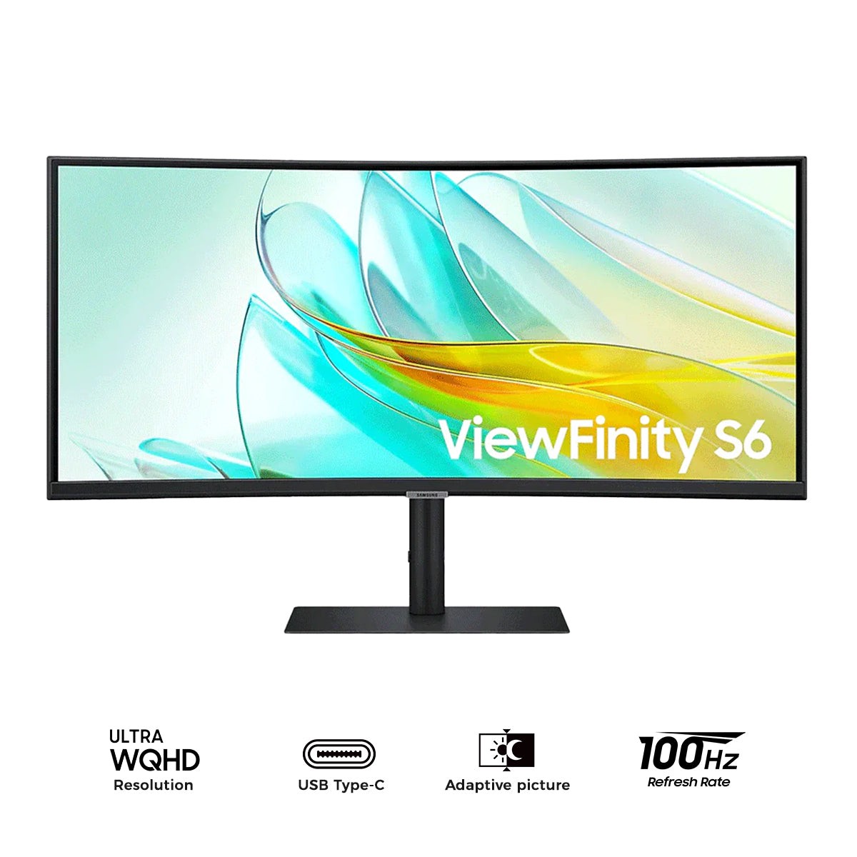 Samsung Viewfinity S6 LS34C650UAEXXP 34" UWQHD (3440x1440)100Hz HDR10 5ms VA Curved Monitor